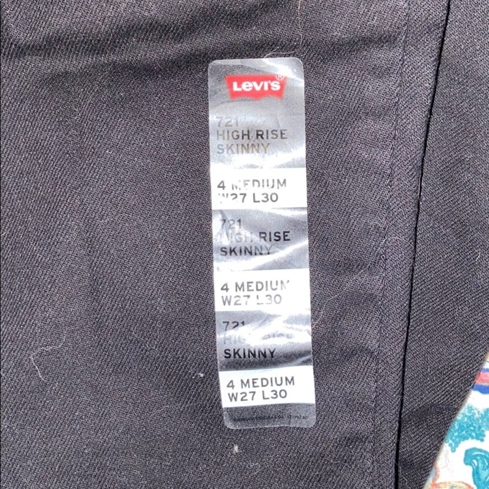 721 High Rise Levi’s - Picture 2 of 3